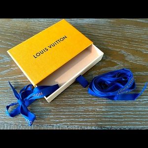 Louis Vuitton Jewelry Box with 10 feet five inches of ribbon